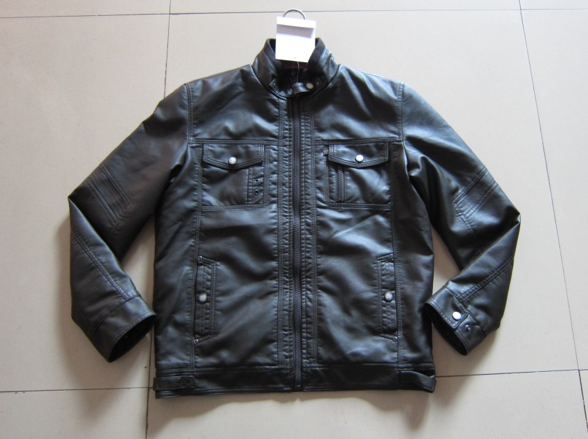 stock man pu jacket 3755A-D
